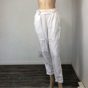 Love Tree linen blend elastic waist on the back old white size:M